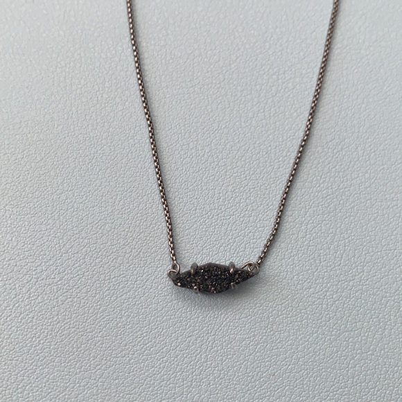 Kendra Scott black drusy set - Picture 2 of 3